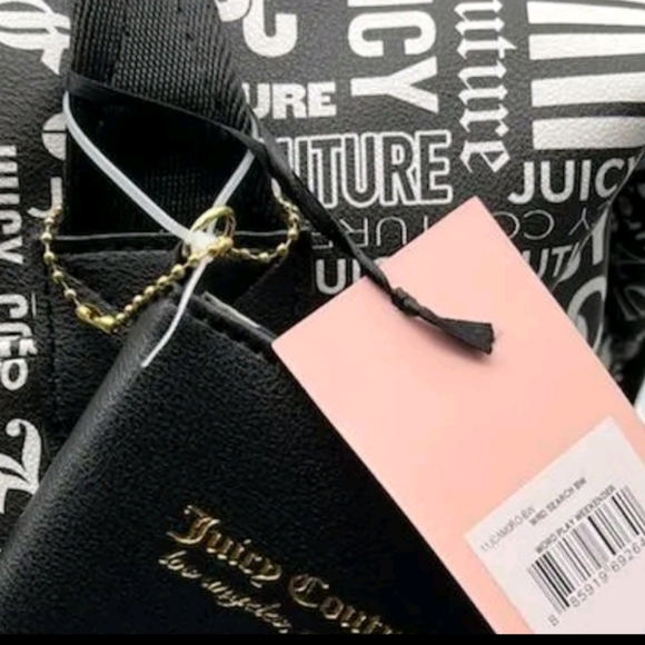 NWT Wordplay Limited Weekender Overnighter Travel Satchel Juicy Couture Duffle - Picture 7 of 14